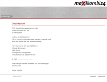 Tablet Screenshot of maxikombi24.de
